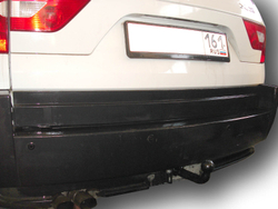 Фаркоп(прицепное) Лидер-Плюс для BMW X3 (E83) 2004-2010(паспорт и сертификат в комплекте)(без электрики)B202-A