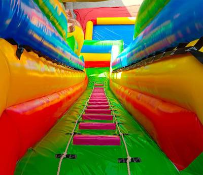 Водная горка с бассейном «Морская волна», 15×5×8 м