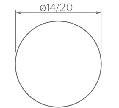 107 Бетон бостон заглушка самоклеющаяся F14 (1л =25 шт)