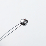 Протектор-концевик, цвет серебро (родий), размер 5*4,8 мм, цена за 1 шт