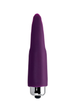 Вибронасадка на палец Tessy для прелюдий фиолетовая 9,5 см