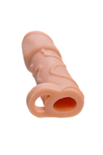 Телесная удлиняющая насадка - 16 см. (Цвет: телесный)