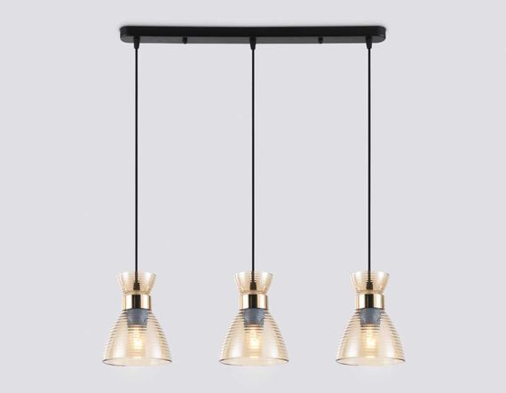 Светильник подвесной со стеклянными плафонами Ambrella light Traditional TR3404