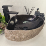 Раковина из речного камня RS-64993 45*36*15 0861