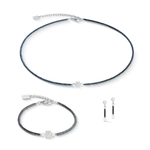 Серьги Coeur de Lion Anthracite-Silver 1138/21-1224