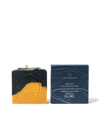 Линия курорта Мыло натуральное твердое Тамбуканская грязь и вербена 100 г
