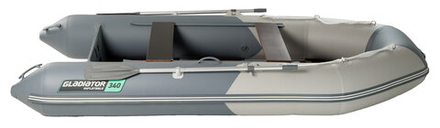 Надувная лодка GLADIATOR A340TK светло-темносерый