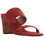 Paris Texas Slide Slippers 7.5cm Women"s Red