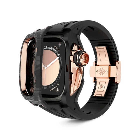 Корпус для Apple Watch Ultra RSCIII49 - Rose Gold Carbon