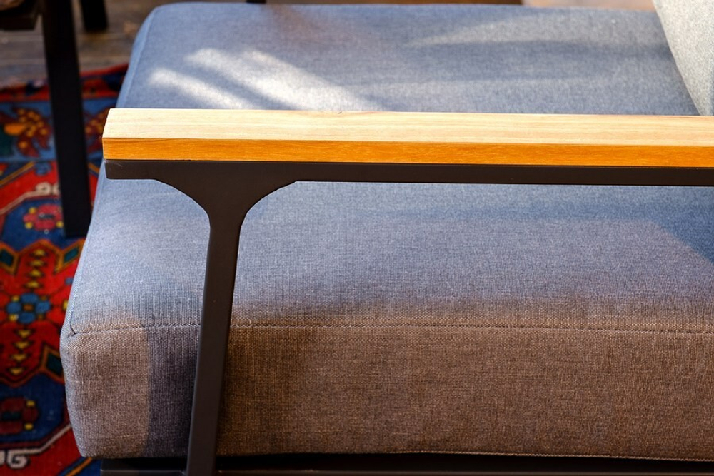 Диванная группа из алюминия CONCORDE XL темный графит