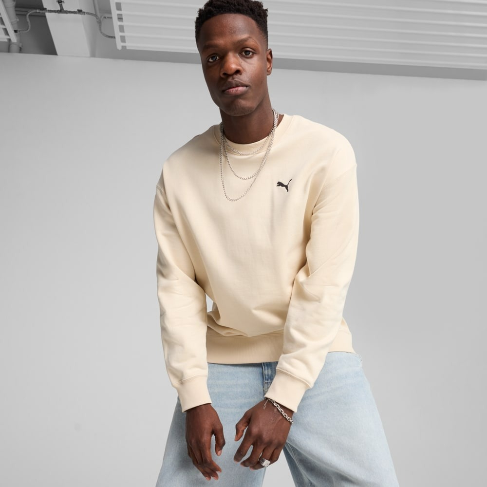 Толстовка мужская PUMA WARDROBE ESS Relaxed Crew TR