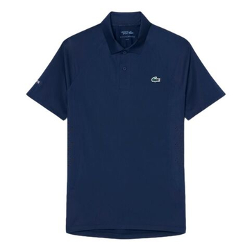 Мужское теннисное поло Lacoste Tennis x Novak Djokovic On Court - navy blue