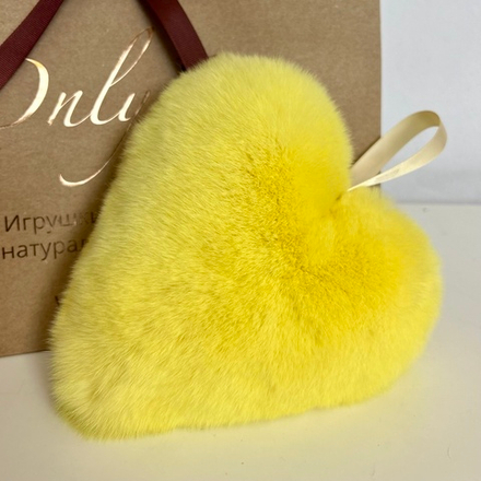 Сердце большое 18 см (желтое)