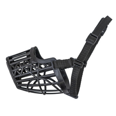 Намордник с нейлоновым ремешком пластиковый "Пират" XL, 72*80*310мм, Gamma