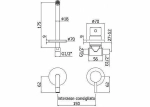 Смеситель для раковины Paffoni Light LIG006NO70