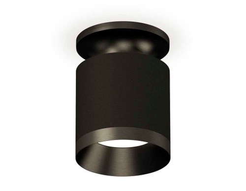 Комплект накладного светильника Ambrella light Techno Spot XS7402062 SBK/PBK черный песок/черный полированный (N7926, C7402, N7031)