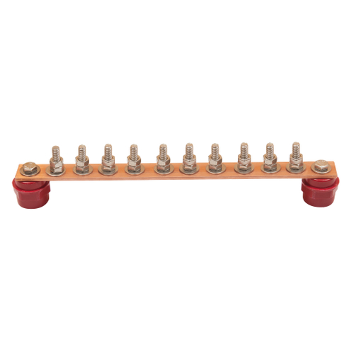 ГЗШ  3х25мм,11 подключений, 260х25х3мм,медь, VSTMSK