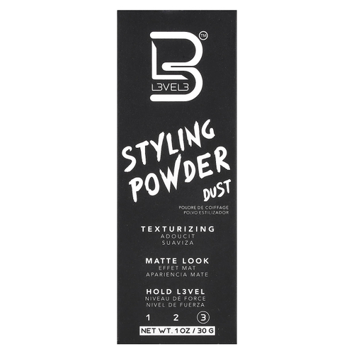Level 3, Пудра для укладки, пыль, 30 г (1 унция)