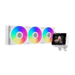 Водяное охлаждение для CPU PCCooler GT360M ARGB Display WH TDP 300W 115X/1200/1700/1851/AM4/AM5 Бел