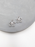 Подвеска цветок 14.5*16.5мм