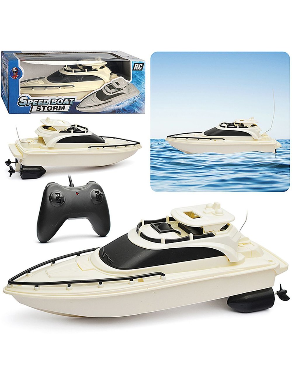 Игрушка Катер Прогулочный, радиоуправляемый (0036-6)