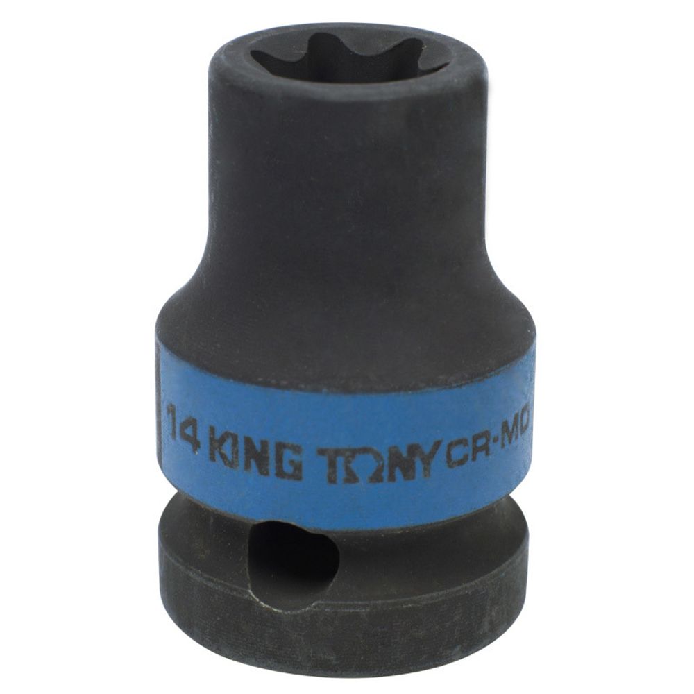 KING TONY (457514M) Головка торцевая ударная TORX Е-стандарт 1/2", E14