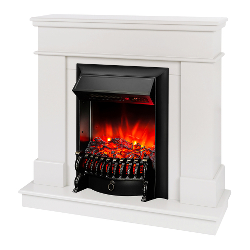 Каминокомплект Real Flame Selena STD WT с очагом Fobos Lux Black RC