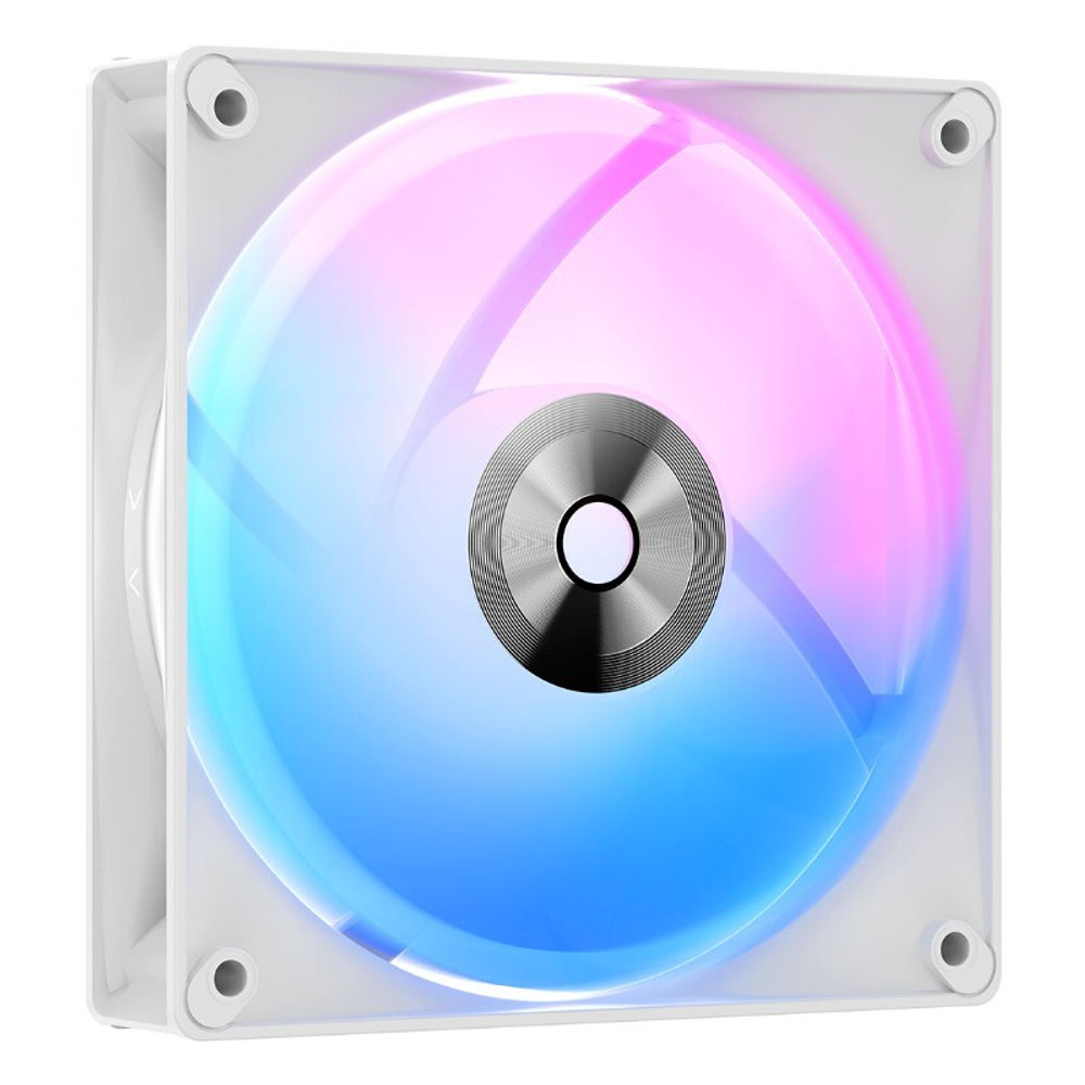 Вентилятор для корпуса Ocypus Delta F12 WH ARGB 3 IN 1, 120x120x25mm, 4-PIN PWM, 500-2000 RPM, 29 DBA