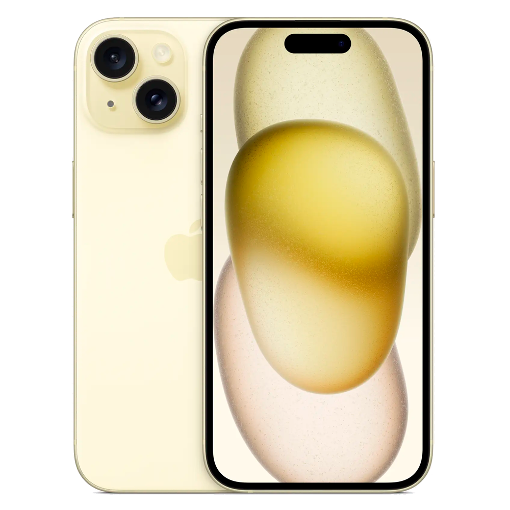 Смартфон Apple iPhone 15 512GB eSIM, Yellow (Желтый)