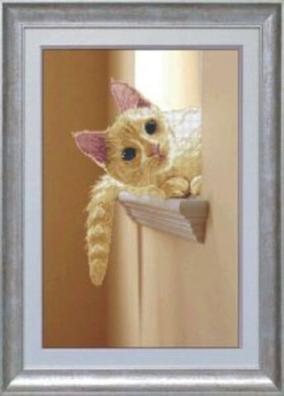 "Неожиданный визит"-61210 вышивка