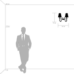 809626 Бра OTTO 2х40W E14 БЕЛЫЙ ткань