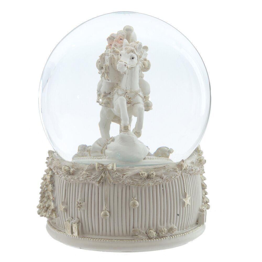 GAEM Фигурка декоративная в стекл шаре "Карусель" (ключ,муз), D 15 см, L14 W14 H19 см