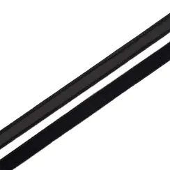Ворсовая тесьма для корсетных пластин черная, Arta-F