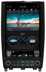 Магнитола для Infiniti EX25, EX35, EX37, QX50 2007-2017 - Carmedia ZF-1250-GE экран 12.1" в стиле "Тесла" на Android 13, 8/128Гб, CarPlay, 4G SIM-слот