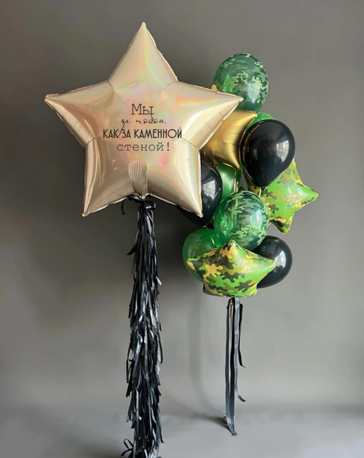 Воздушные шары на 23 февраля/день защитника отечества №2565