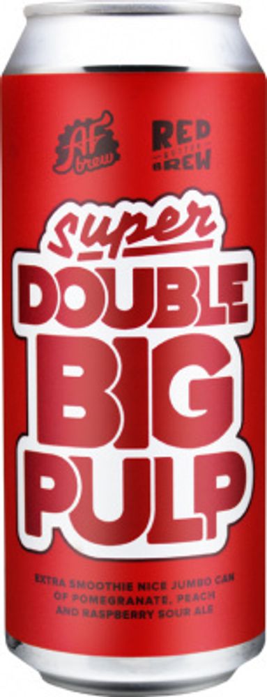 Пиво Аф Брю Супер Дабл Биг Палп / AF Brew Super Double Big Pulp 0.5л - 10шт