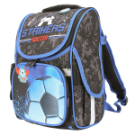 Ранец разборный "Футбол" 25*14*33 см с ортопедической спинкой. 1 отделение, 3 кармана