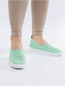 Мокасины летние текстильные