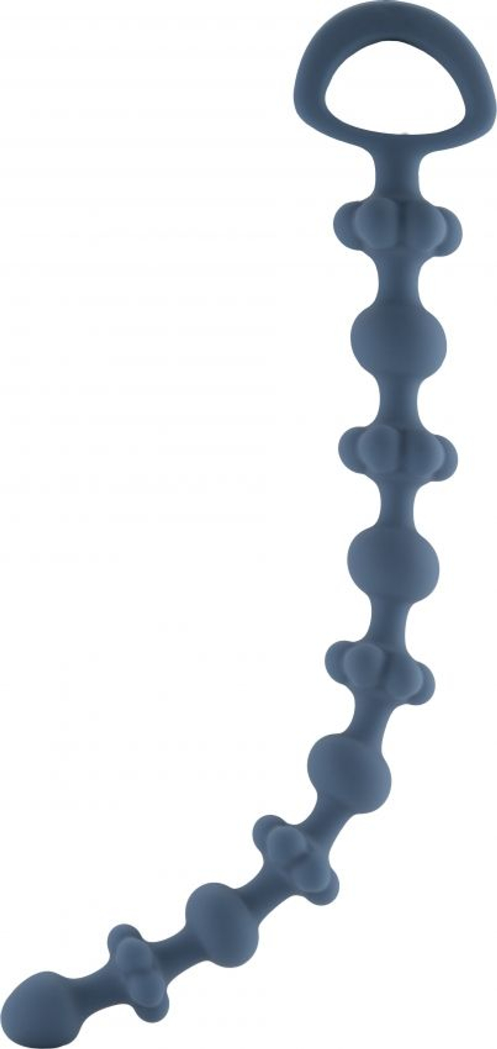 Синяя анальная цепочка Royal Chain - 26 см. (Цвет: синий)