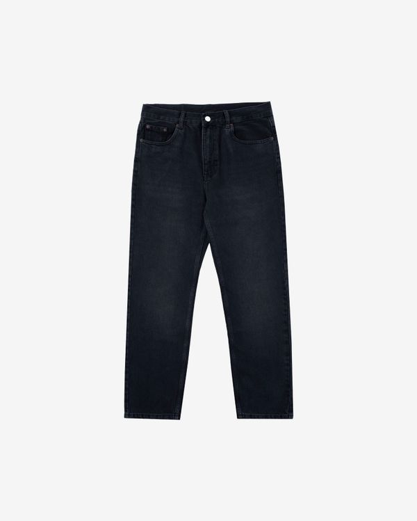 Джинсы Relaxed Fit Матовые черные - фото 1