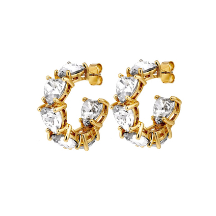 Серьги Dyrberg Kern HARDY SG CRYSTAL 480014