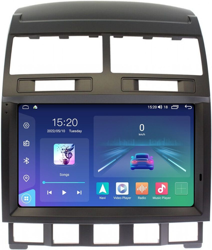 Магнитола для Volkswagen Touareg 2002-2010 - Parafar PF049U2K на Android 13, QLED+2K, ТОП процессор, 8Гб+128Гб, CarPlay, 4G SIM-слот