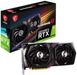 Видеокарта MSI PCI-E 4.0 RTX 3060 GAMING X 12G NVIDIA GeForce RTX 3060 12288Mb 192 GDDR6 1837/14000/HDMIx1/DPx3/HDCP Ret