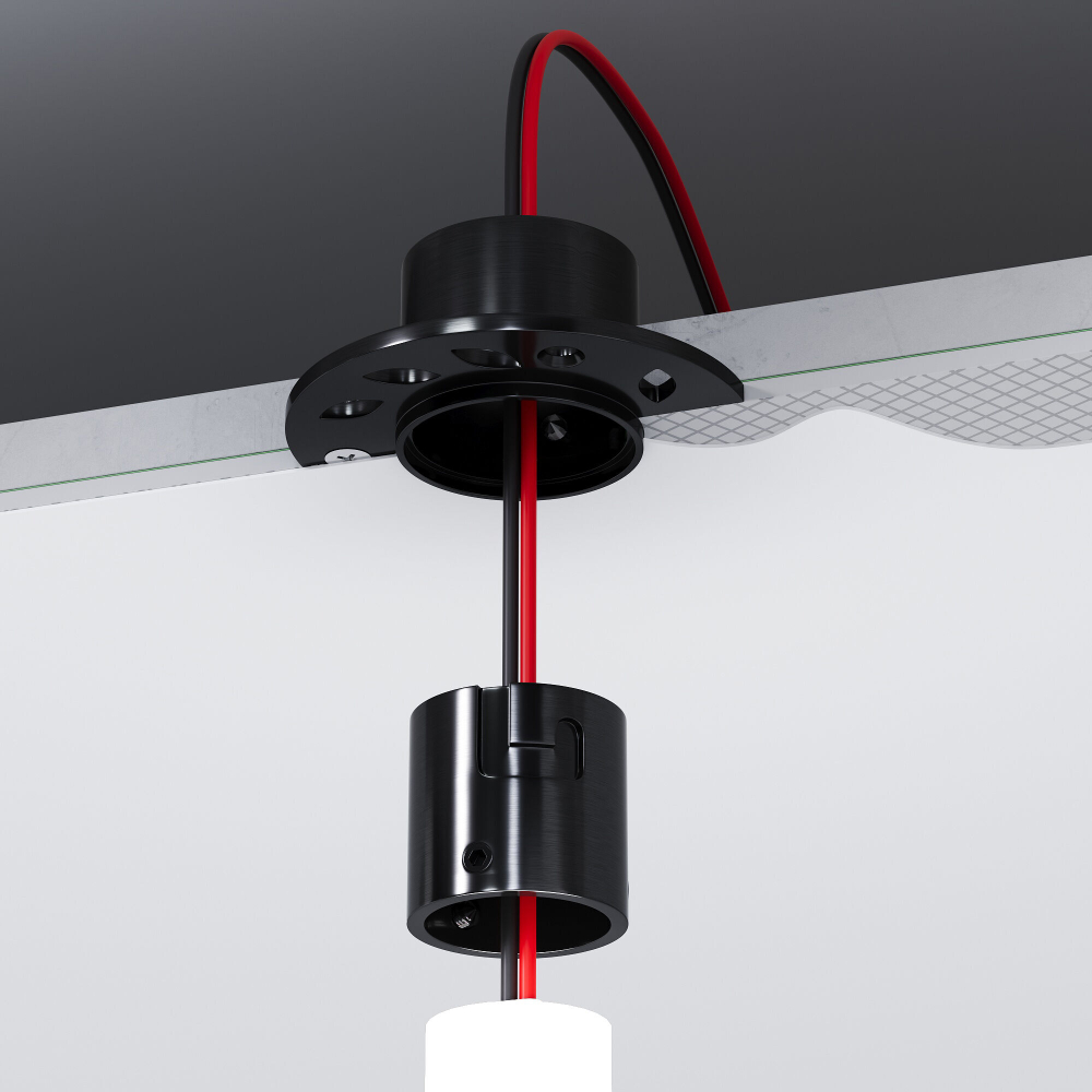 Встраиваемое крепление для круглого гибкого неона Elektrostandard Full light FL 2860 черный