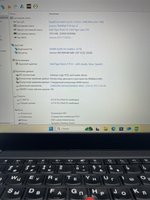 Ноутбук Lenovo T14 GEN2 14''/Intel Core i5 1135G7/RAM 8GB/SSD 256GB/Intel Iris Xe Graphics/1920x1080 IPS/Windows 11/Подсветка кл-ры: нет/Цвет: Чёрный. Состояние: Уценка/большие следы на матрице от клавиатуры/потертости на клавиатуре