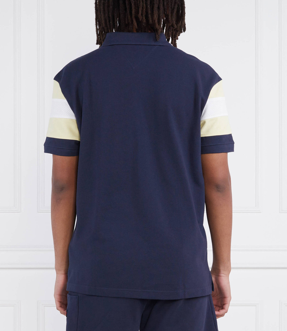 Поло TJM RLX FABRIC MIX Tommy Jeans - темно-синий(DM0DM16221)