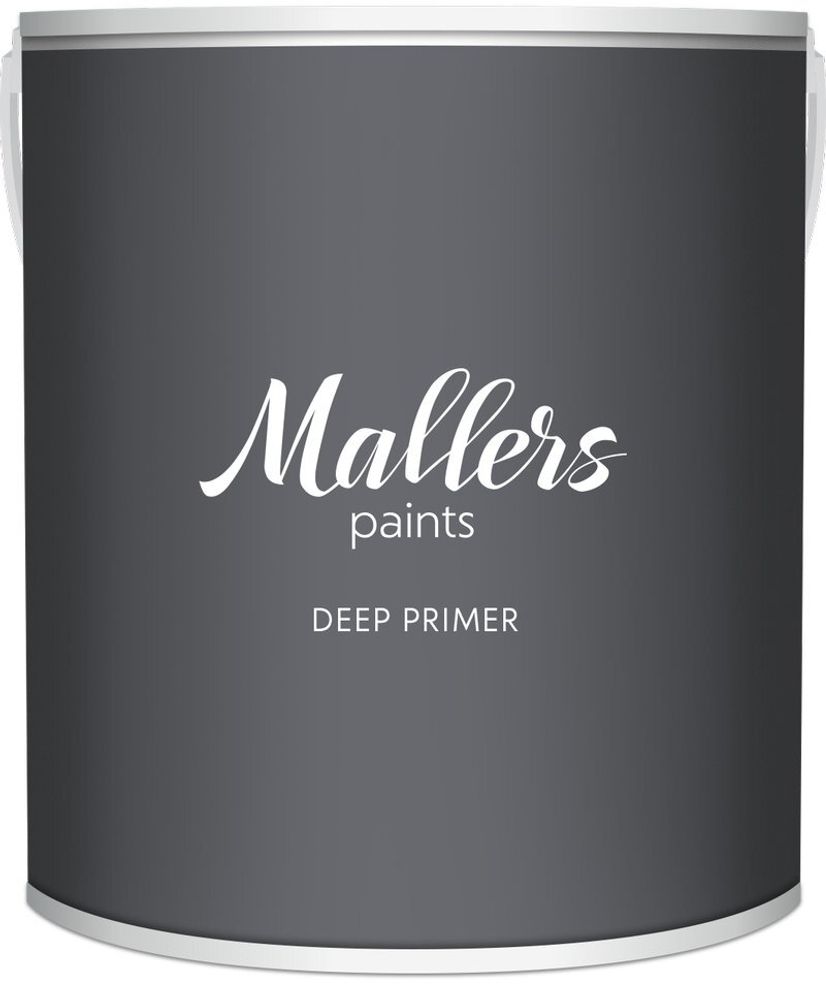 Mallers Deep Primer непигментированная грунтовка глубокого проникновения 4л