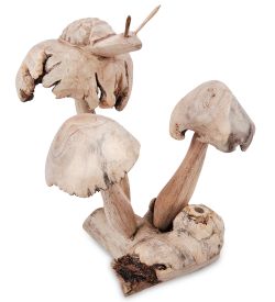 50-002 Статуэтка «Улитка на грибе» 20 см