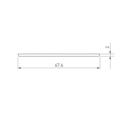 Экран прозрачный для KLUS-POWER-W70, RW70 (Arlight, Пластик) 019942