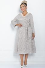 Платье Осенняя история (бежевое) П11228 LT Collection